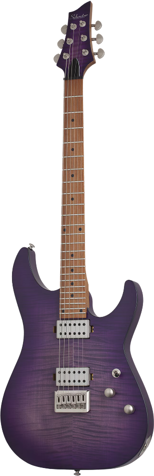 Schecter C-1 Standard Plus - Trans Purple Burst