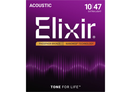 Elixir Nanoweb - Ph. Bronze Extra Light 10-47