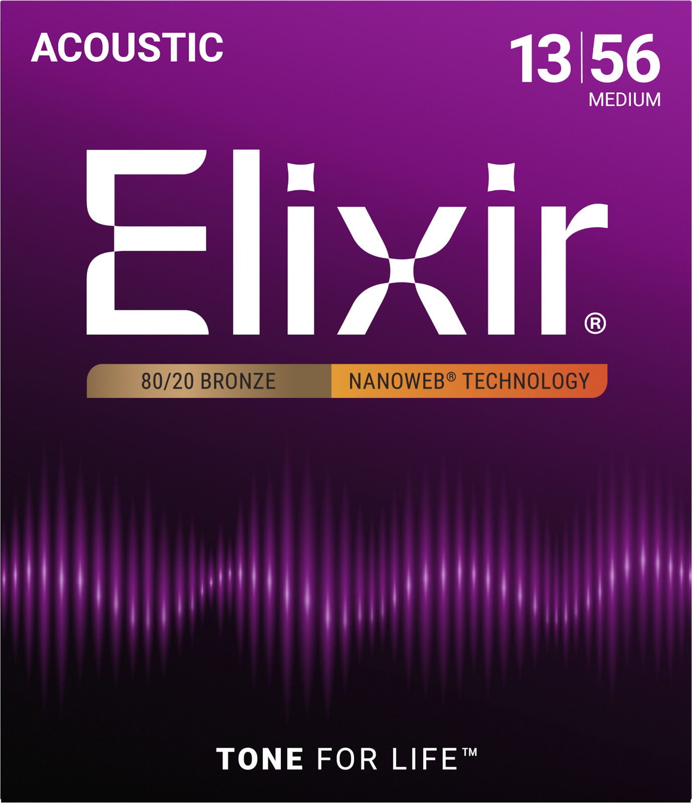 Elixir Nanoweb - Bronze Medium 13-56
