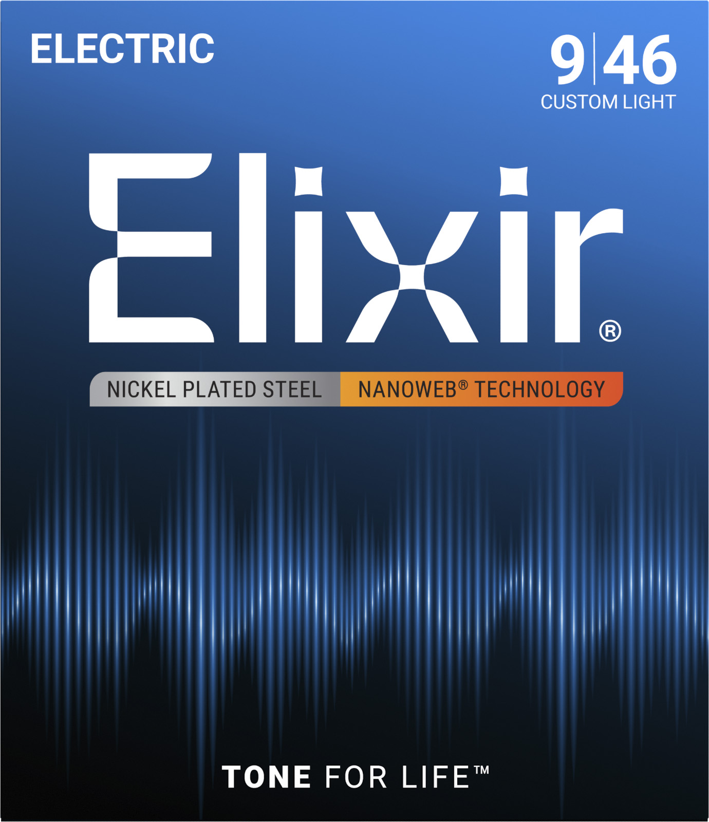 Elixir Nanoweb - Nickel Custom Light 09-46